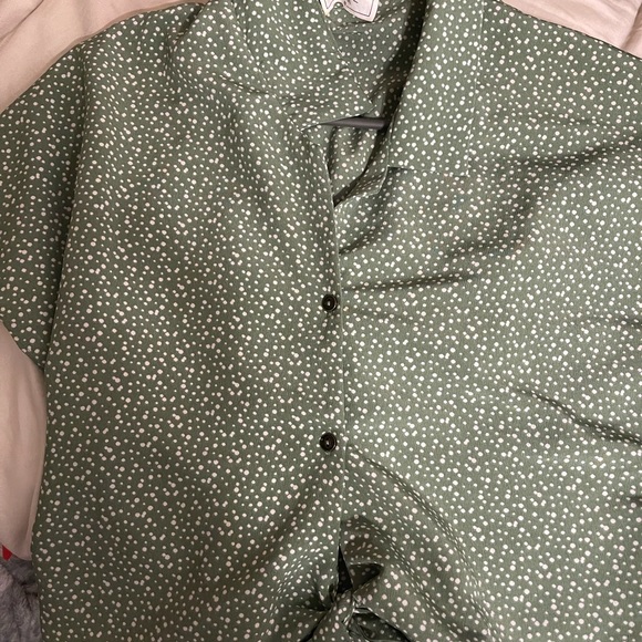 Sage the label tie front collared blouse - Picture 2 of 3